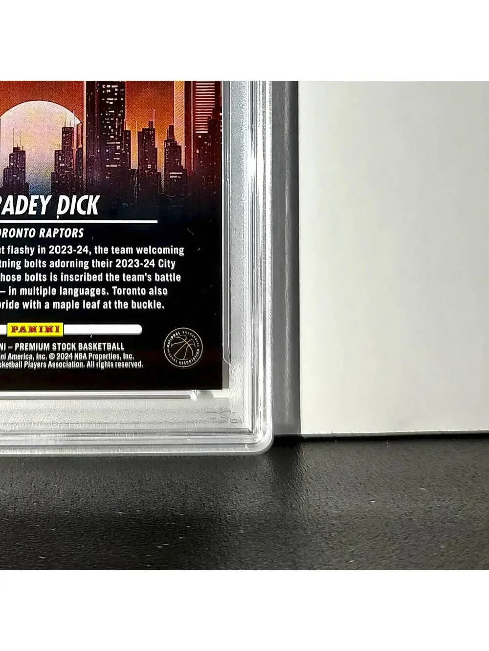 Gradey Dick 2023 Panini Hoops Premium City Edition #6 Red Disco Prizm PSA 10 Gem
